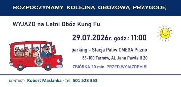 WYJAZD na OBÓZ Kung Fu !!!